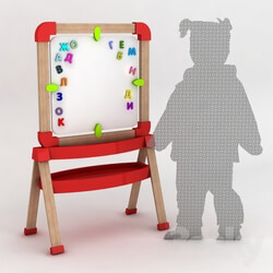 Miscellaneous - Kids easel with the silhouette of a child 