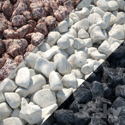 Other architectural elements - Gravel Red Granite Limestone Basalt 