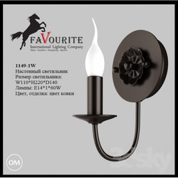 Wall light - Favourite 1149-1W Sconce 