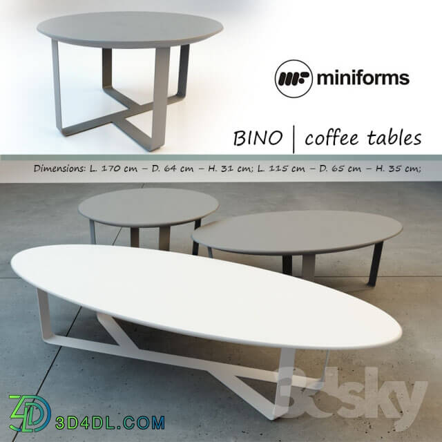 Table - Miniforms BINO_ Tables