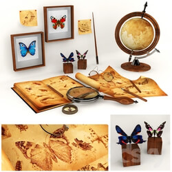 Other decorative objects - composition of butterflies 