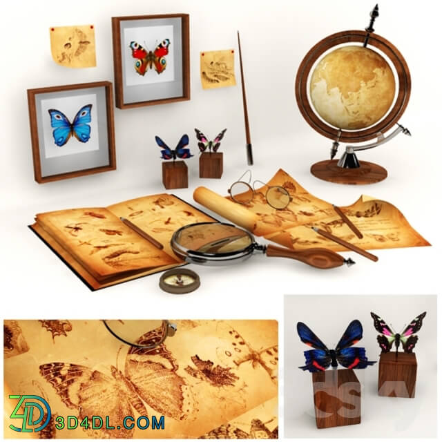 Other decorative objects - composition of butterflies