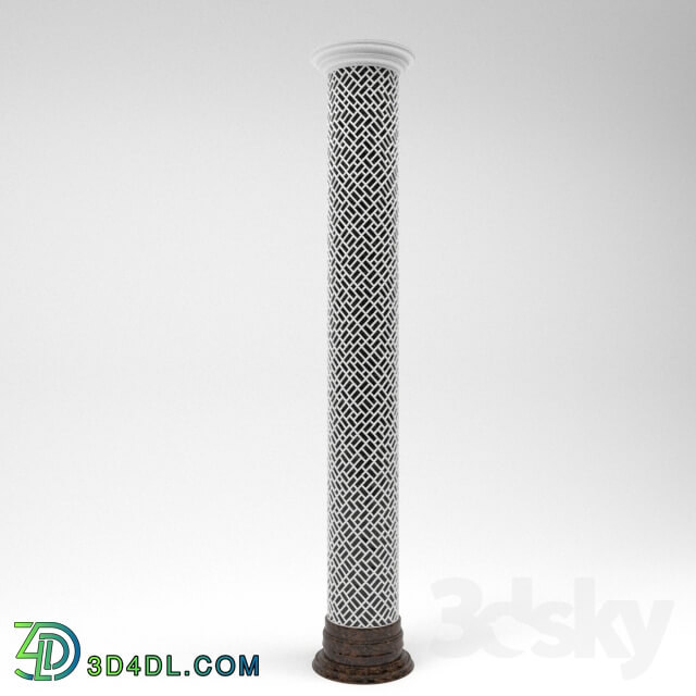 Decorative plaster - interior column