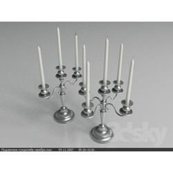 Other decorative objects - Candlesticks_ silver 