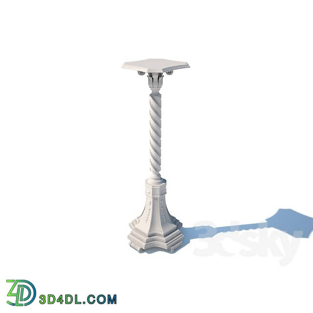 Decorative plaster - stand-stacked-column