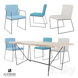 Table _ Chair - Dining table and chairs Altinox 