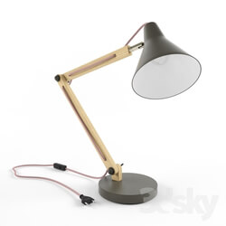 Table lamp - Crate _amp_ Barrel_Rex Grey Desk Lamp 