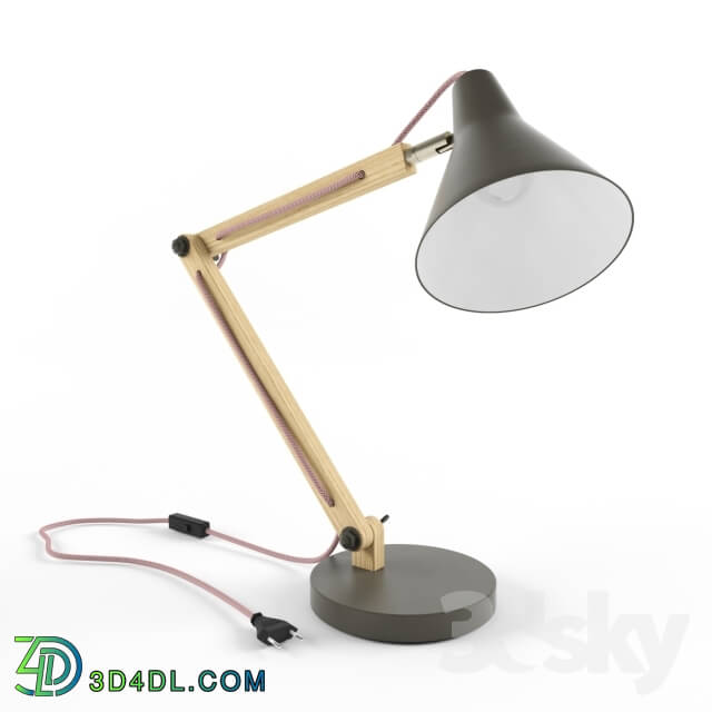 Table lamp - Crate _amp_ Barrel_Rex Grey Desk Lamp