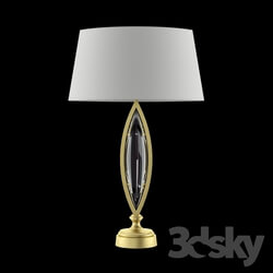 Table lamp - Fine Art Lamps_ 850210-21 _gold finish_ smooth crystals_ 
