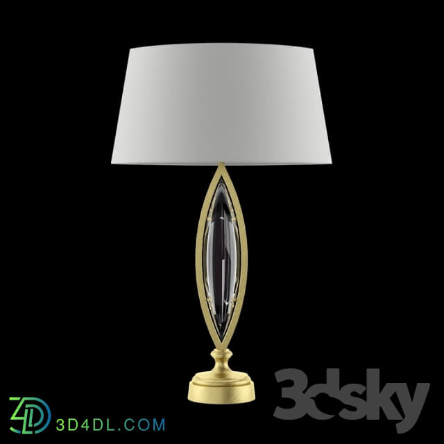 Table lamp - Fine Art Lamps_ 850210-21 _gold finish_ smooth crystals_