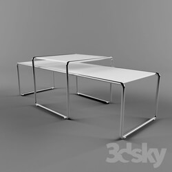 Table - Designer table Laccio_ designer-architect Marcel Breuer_ for the interiors of apartments_ private houses_ public places - restaurants_ cafes_ clubs_ bars 