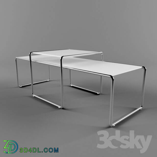 Table - Designer table Laccio_ designer-architect Marcel Breuer_ for the interiors of apartments_ private houses_ public places - restaurants_ cafes_ clubs_ bars