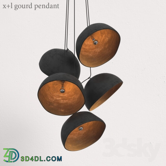 Ceiling light - x _ l_gourd_pendant_light