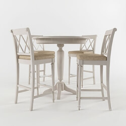 Table _ Chair - American Drew Dining Room Set 