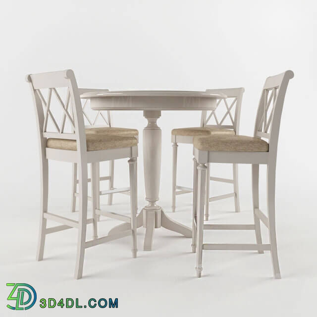 Table _ Chair - American Drew Dining Room Set