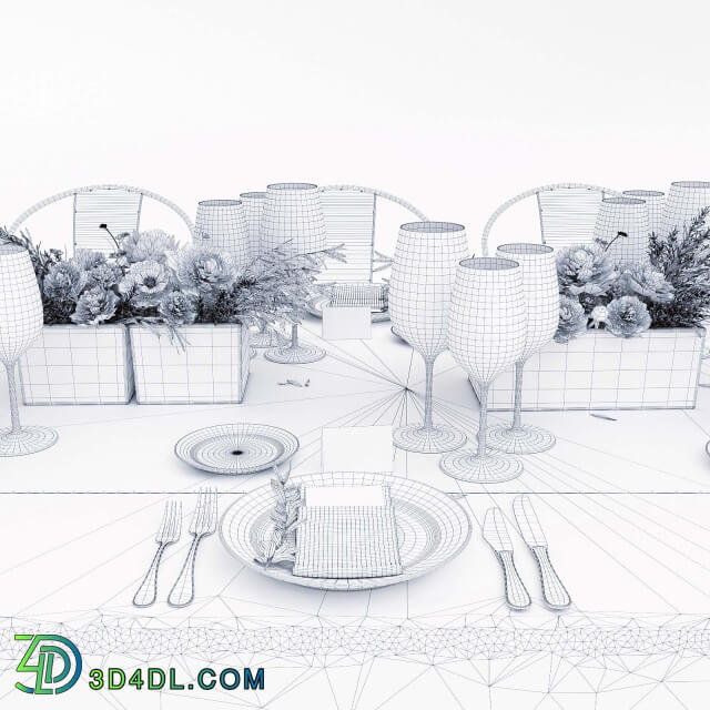 Tableware - Banquet Table Setting