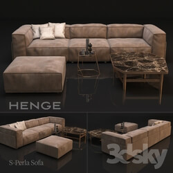 Sofa - HENGE S-Perla Sofa 