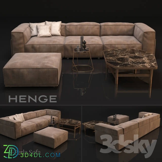 Sofa - HENGE S-Perla Sofa