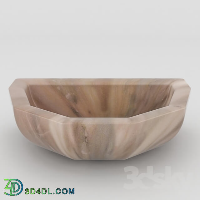 Wash basin - Qurna marble KM21