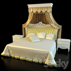 Bed - Bed with canopy 