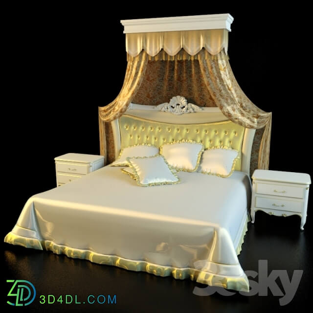 Bed - Bed with canopy