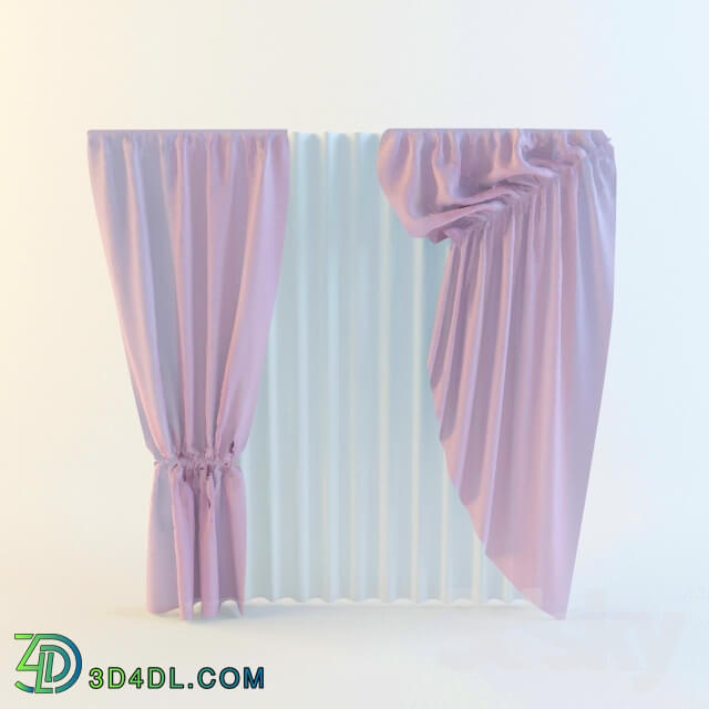 Curtain - Pink curtains