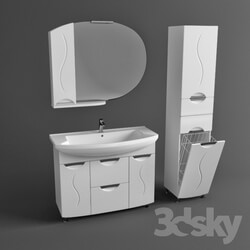 Bathroom furniture - Aqua Gloria Rhodes 108 