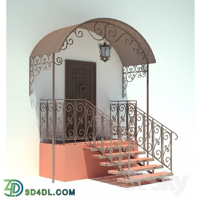 Other architectural elements - Wrought porch