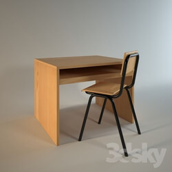 Table _ Chair - Classroom Table Chair 