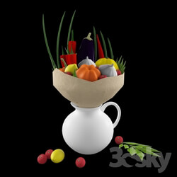 Other kitchen accessories - Bouquet from vegetables 