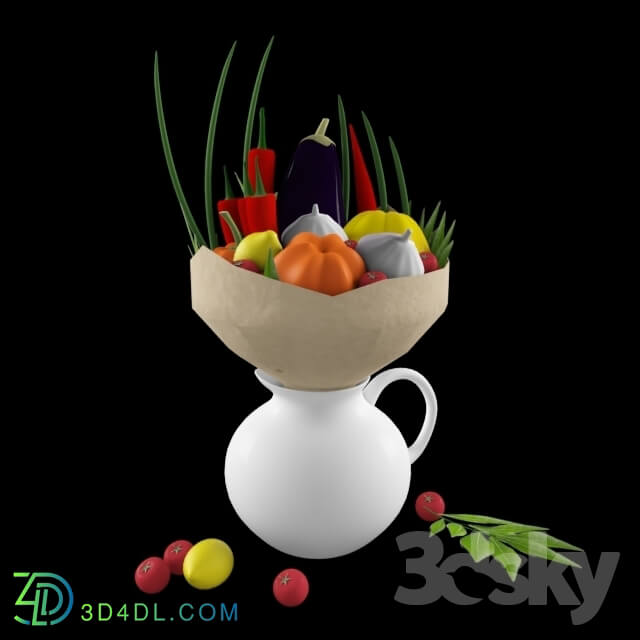 Other kitchen accessories - Bouquet from vegetables