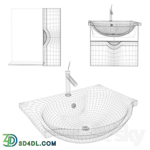 Bathroom furniture - Akvell sink cabinet