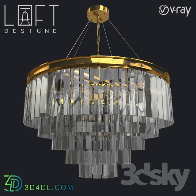 Ceiling light - Pendant lamp LoftDesigne 4650 model