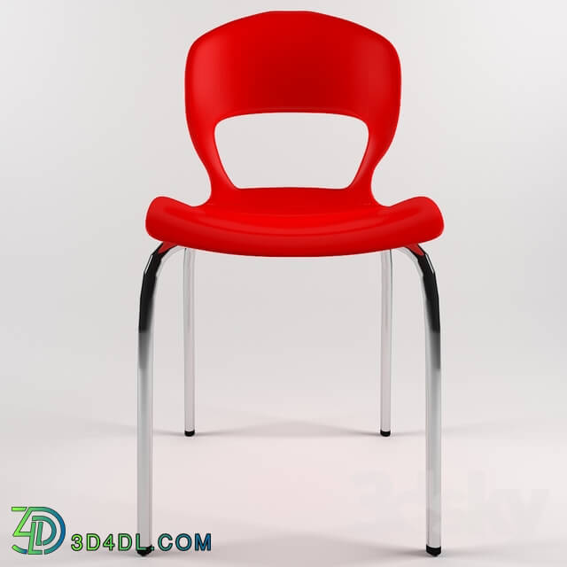 Chair - Chair for Kitchen-Dining Room - Steel-Wood Materials