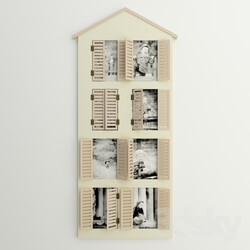 Miscellaneous - Frame for 8 photos of the _little house_ 