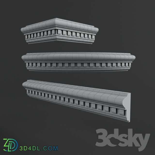 Decorative plaster - molding