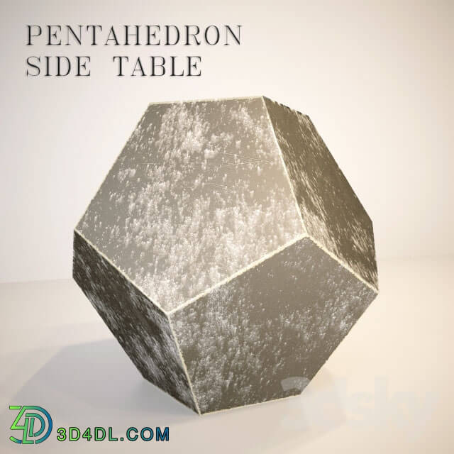 Table - PENTAHEDRON SIDE TABLE