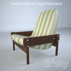 Arm chair - Vronka Chair by Sergio Rodrigues 