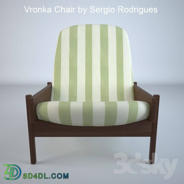 Arm chair - Vronka Chair by Sergio Rodrigues