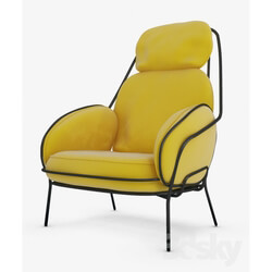 Arm chair - PAFFUTA CHAIR by Luca Nichetto 