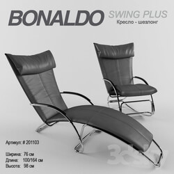 Arm chair - Chair chaise longue Bonaldo Swing Plus 