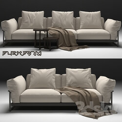 Sofa - 2 Sofas FLEXFORM ZENO LIGHT 