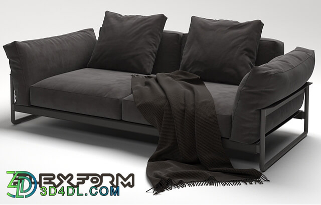 Sofa - 2 Sofas FLEXFORM ZENO LIGHT