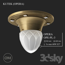 Ceiling light - KUTEK _OPERA_ OPE-PL-3 