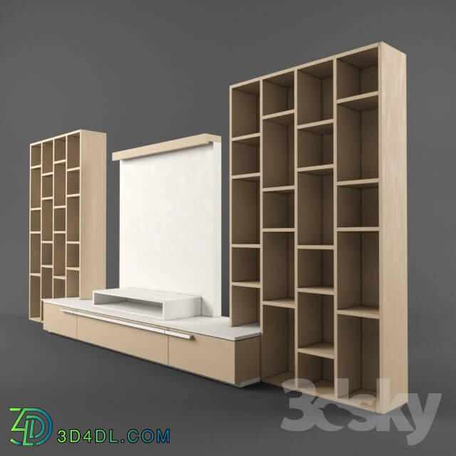 Wardrobe _ Display cabinets - Pyramid Wall Unit