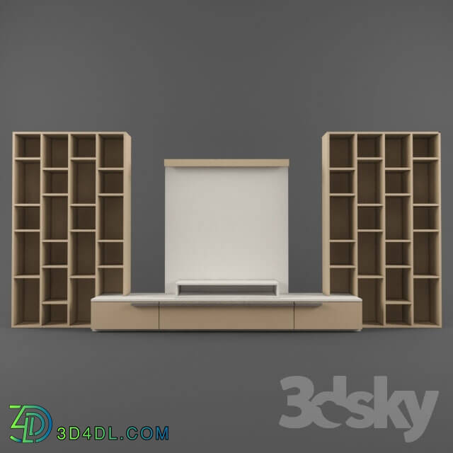 Wardrobe _ Display cabinets - Pyramid Wall Unit