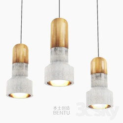 Ceiling light - Bentu Design _quot_Qie Chandelier_quot_ 