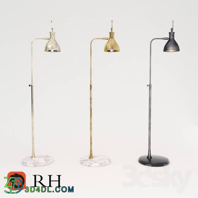 Floor lamp - RH Enrico Metal Task Floor Lamp