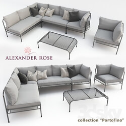 Other soft seating - A set of outdoor furniture _quot_Alexander Rose_quot_ - Portofino 
