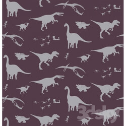 Wall covering - Dinosaur wallpaper 